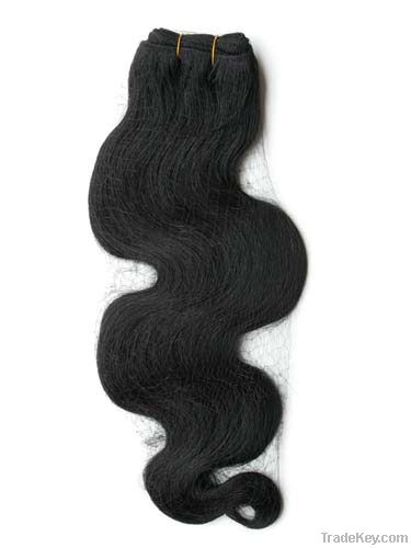 human hair extension weaving