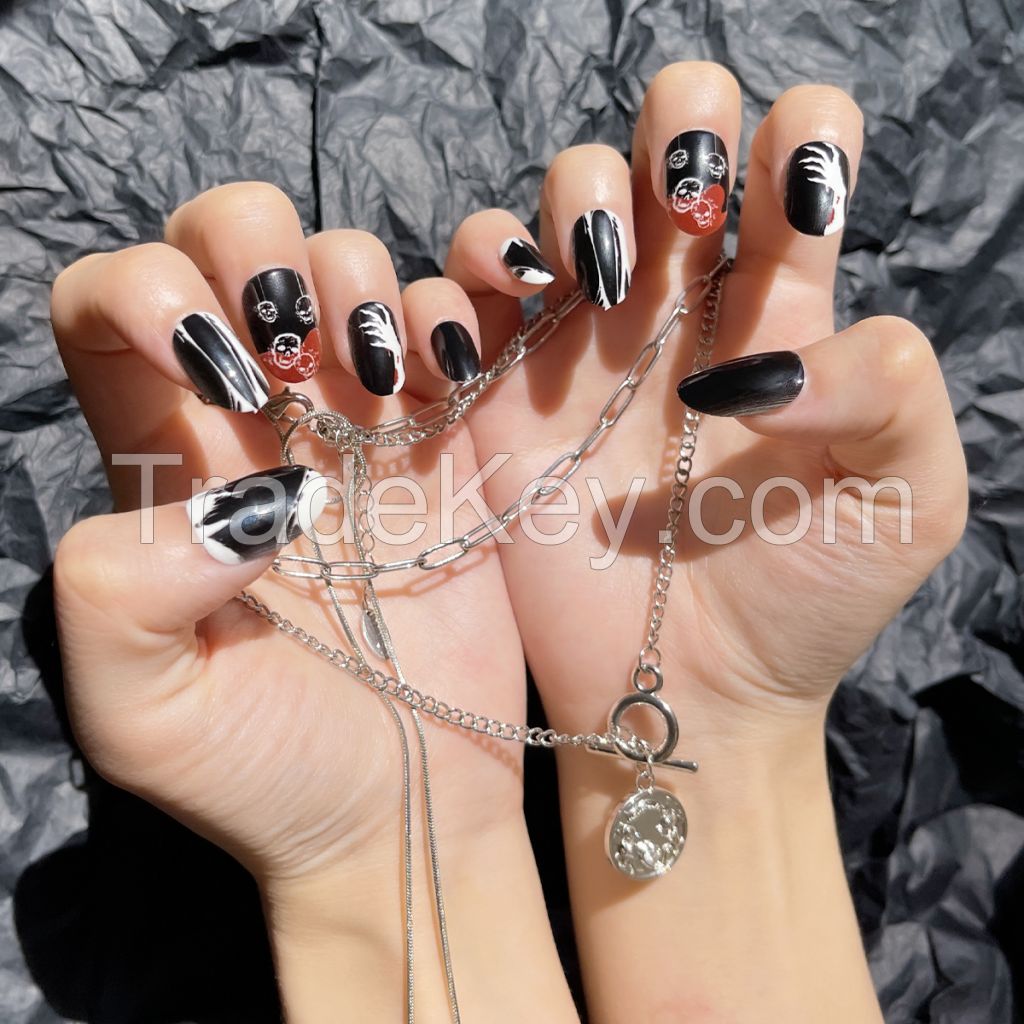 Christmas and Halloween Style Oval Nail 