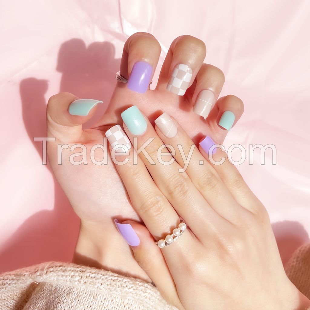 Ins Style Short Square Nail