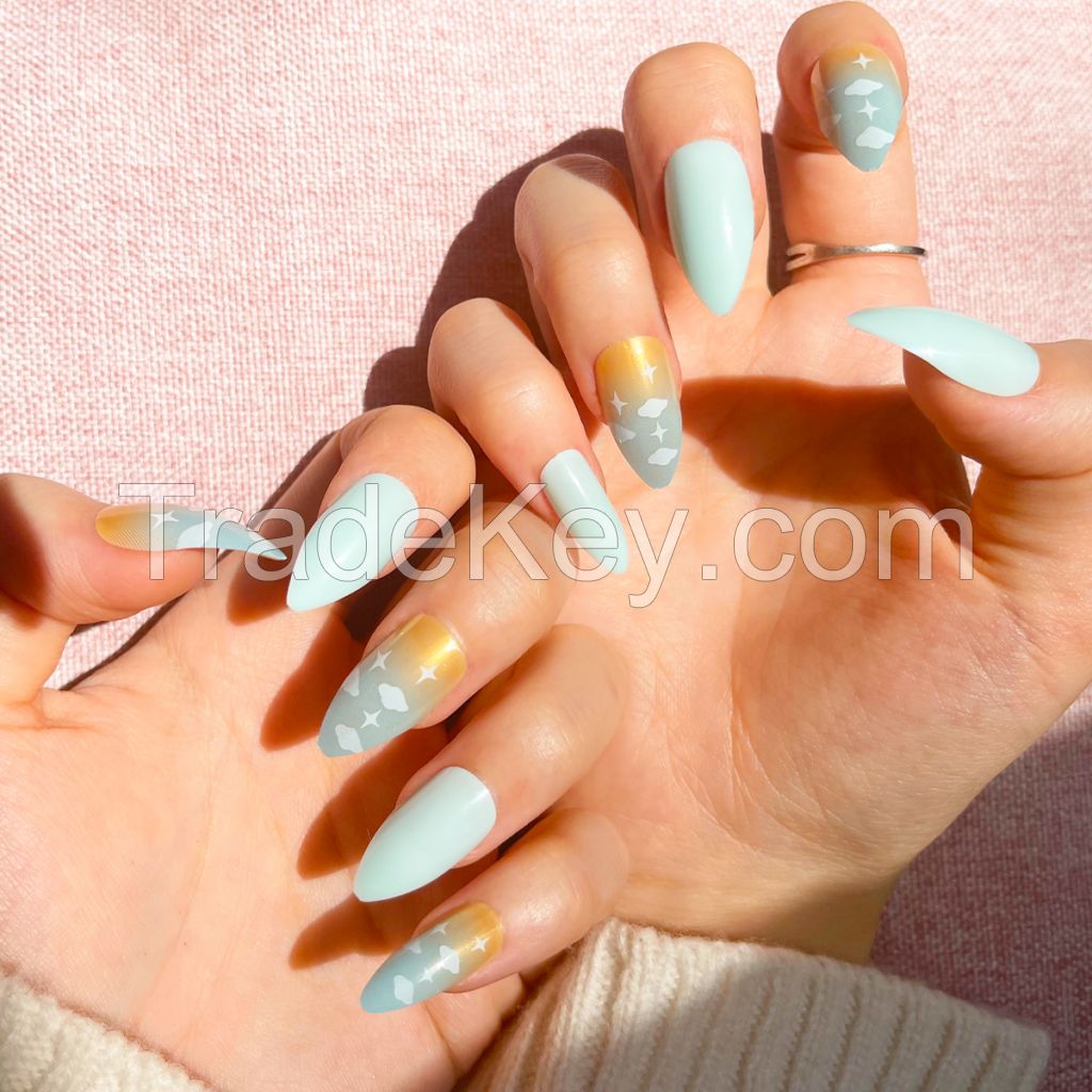 INS STYLE FRENCH STILETTO NAIL