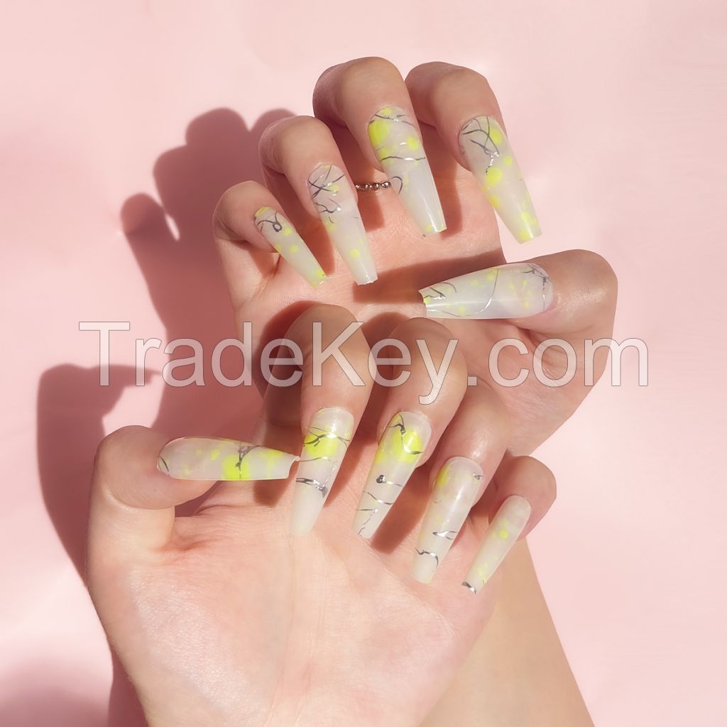 Same Model but Different Colors Long Ballerina Nail