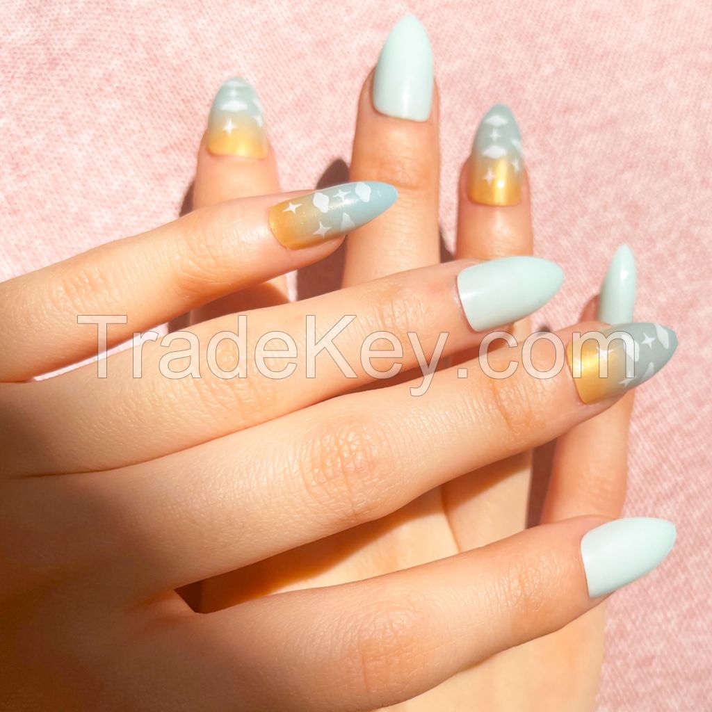 INS STYLE FRENCH STILETTO NAIL