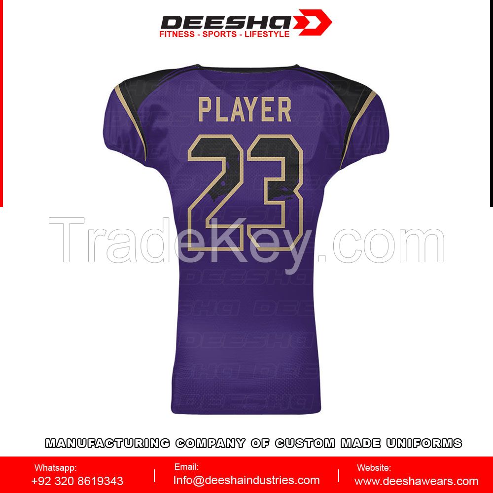 Sublimation American football Reversible jerseys panel