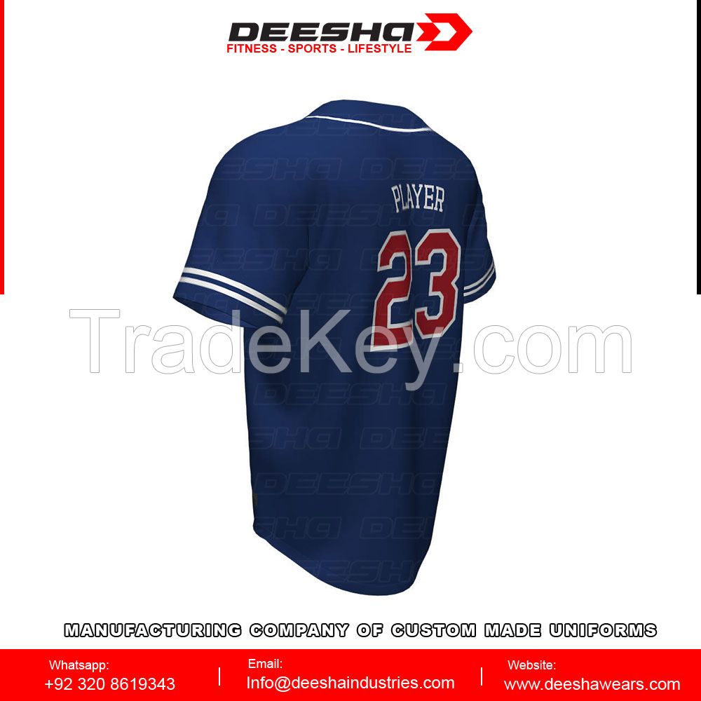 Baseball short sleeve Sublimated Jersey