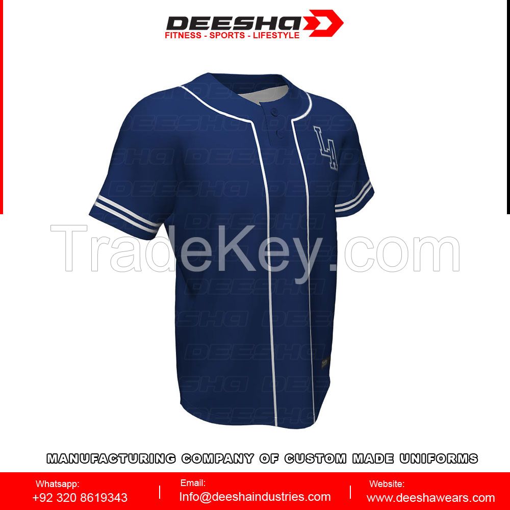 Baseball short sleeve Sublimated Jersey
