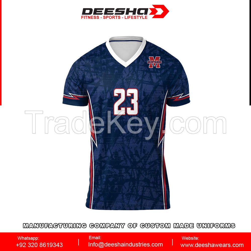 Sublimation volleyball jerseys for men
