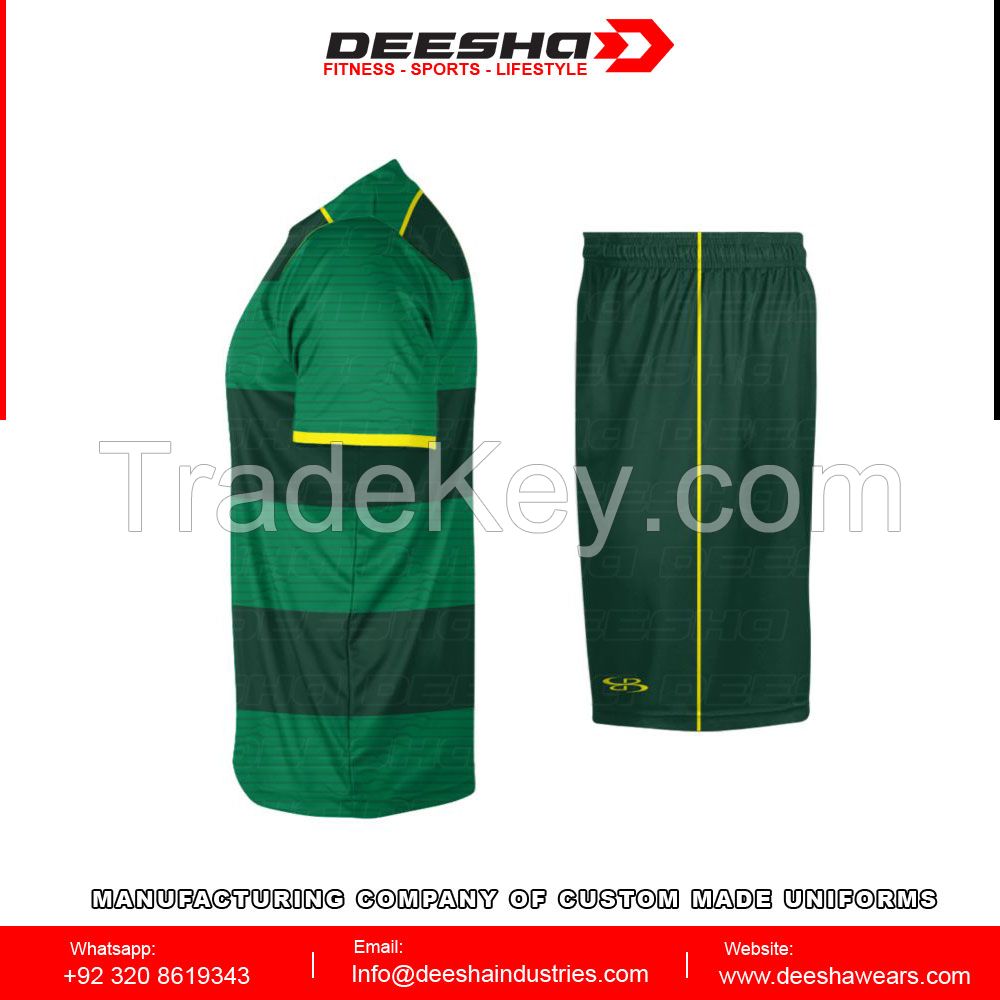 Custom Design men Sublimation sport football soccer wear jersey set soccer uniform