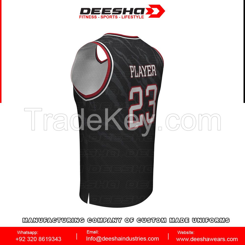 customized basketball jerseys v neck sublimation basketball sleeveless jerseys