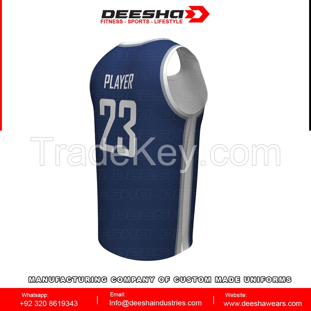 Sublimation basketball jerseys for men