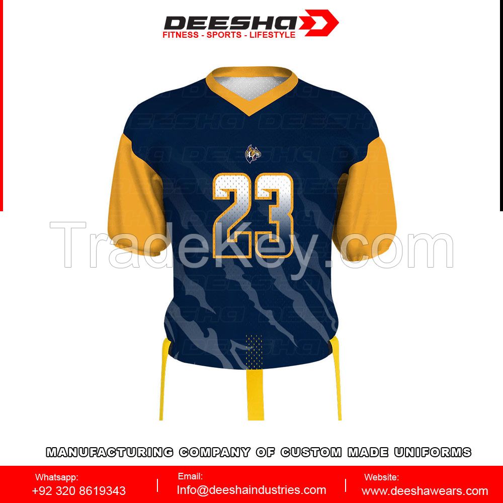 Top Quality Custom Men's Flag Football Jersey & Sports Team Uniform