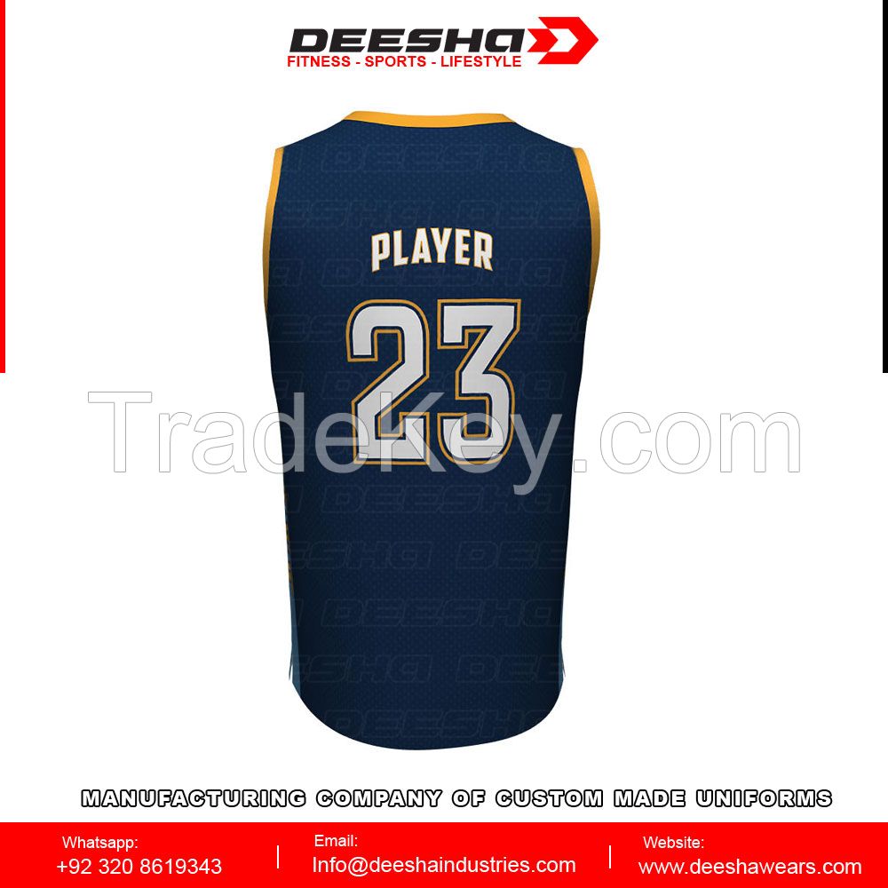 Sublimation basketball jerseys for men