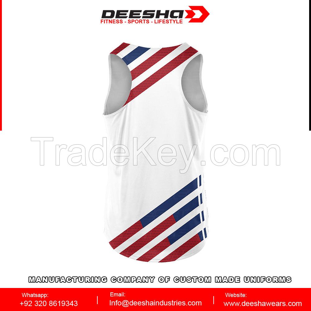 Semi-Fitted Racer Tank for men