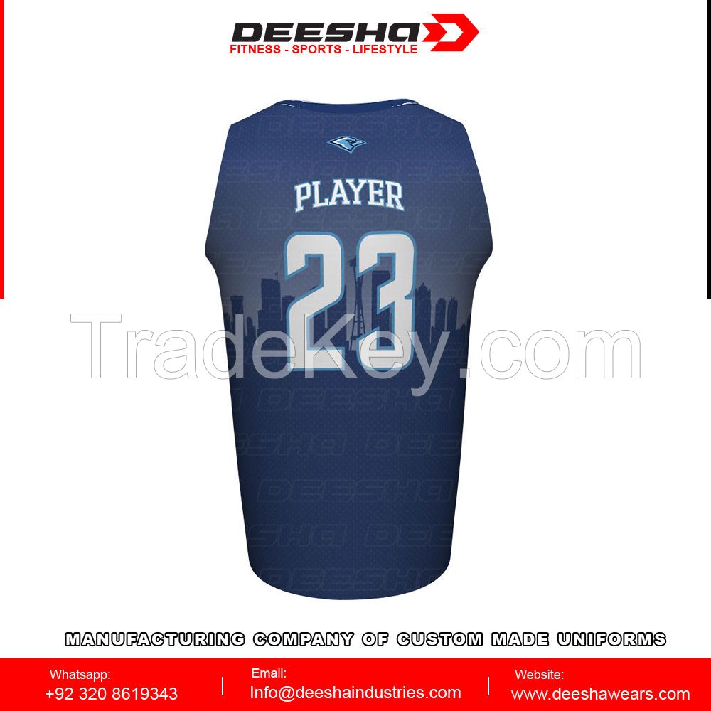 Sublimation Drop Crew Neck Basketball Jersey