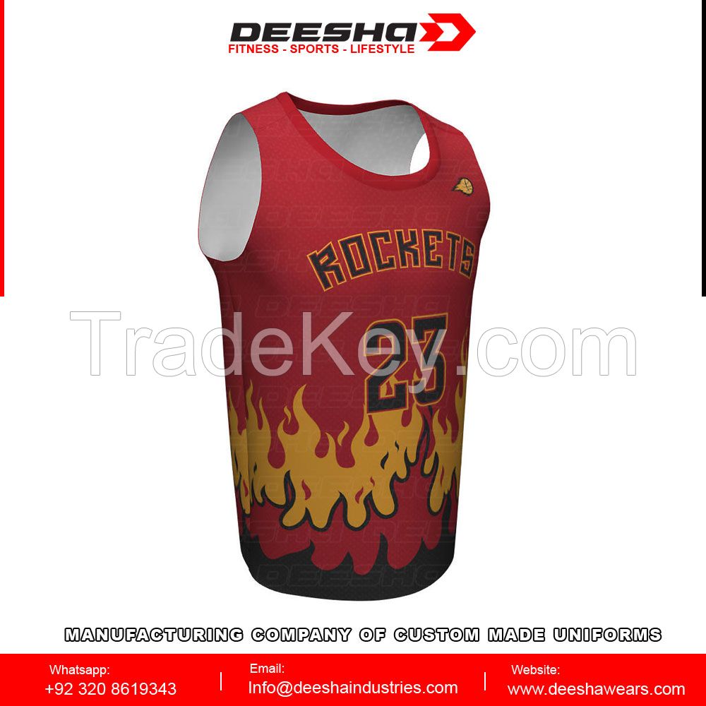 sublimation basketball jerseys for men