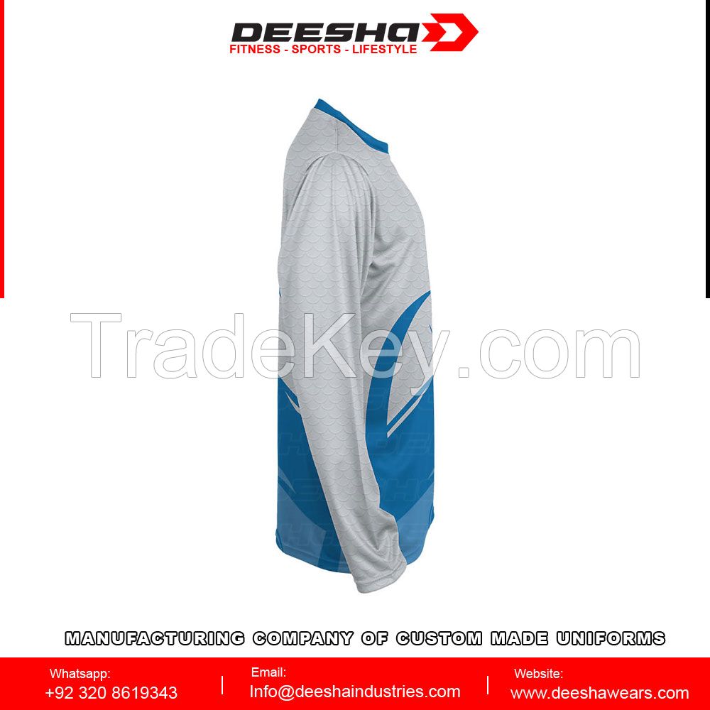 Hight Quality Custom design Quick dry tournament fishing shirt sublimation fishing long sleeve  hunting jersey for men