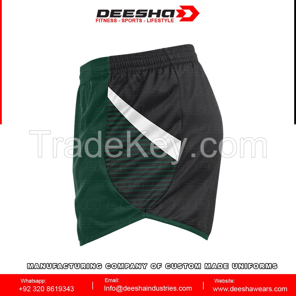 top quality custom made sublimated track shorts youth