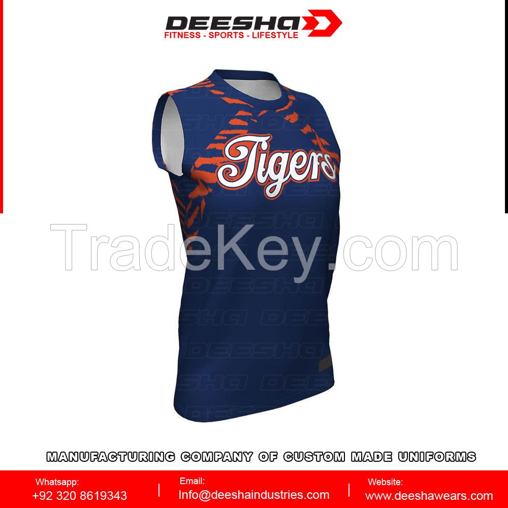 Softball Full Button Jerseys Shoch