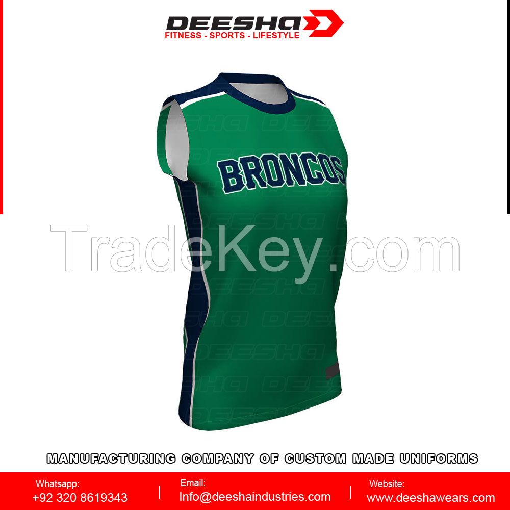 Softball Full Button Jerseys Shoch