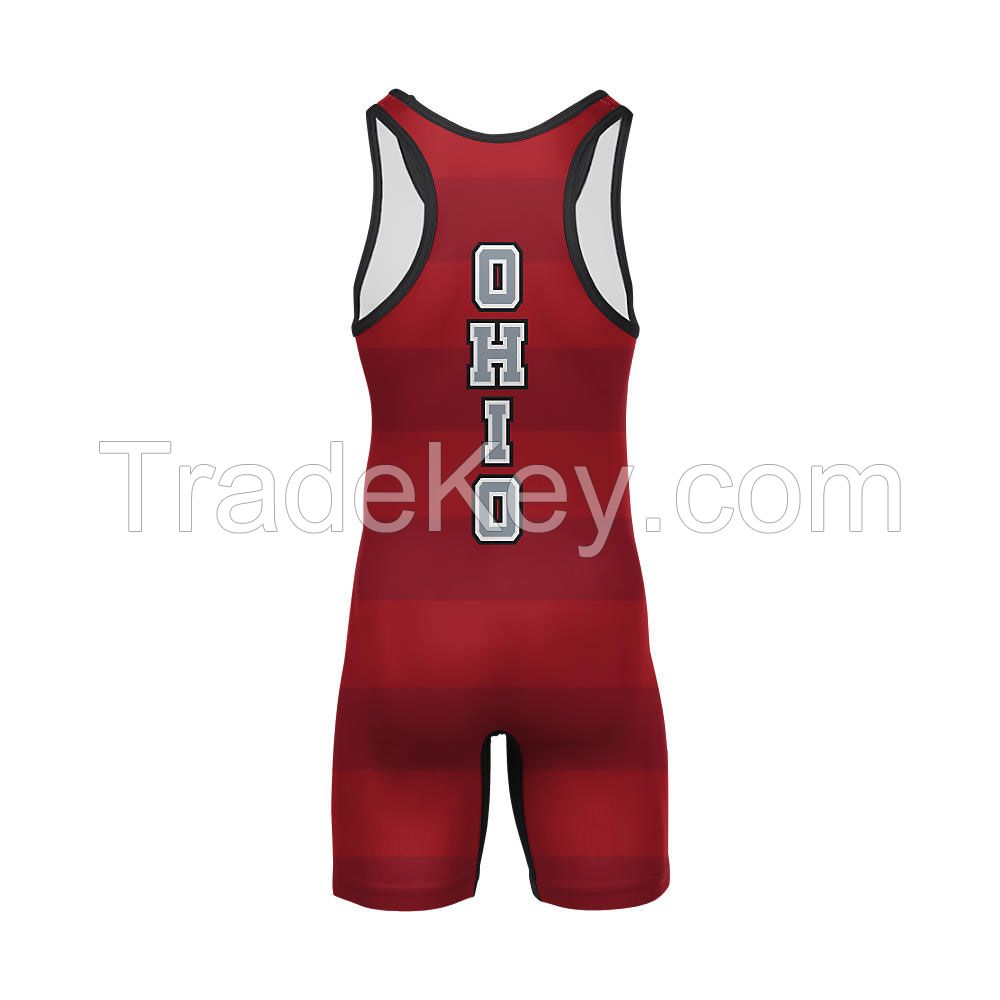 top quality custom made wrestling singlet king