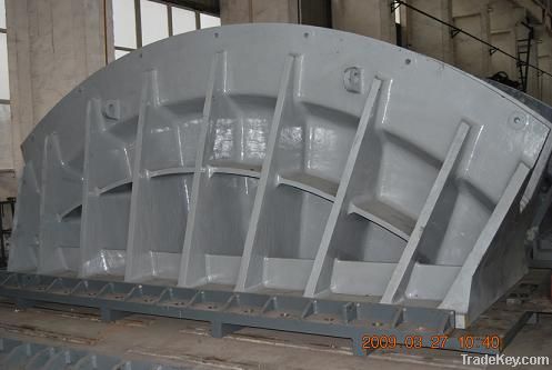 cable saddle casting for steel suspension bridge