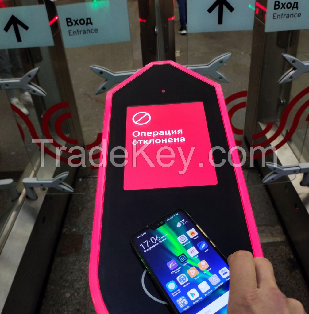 TRANSITEK card reader for subway turnstiles