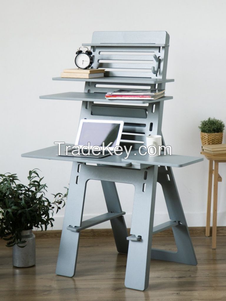 Folding table Stayhome Desk, scope of supply Medium with overhead covering