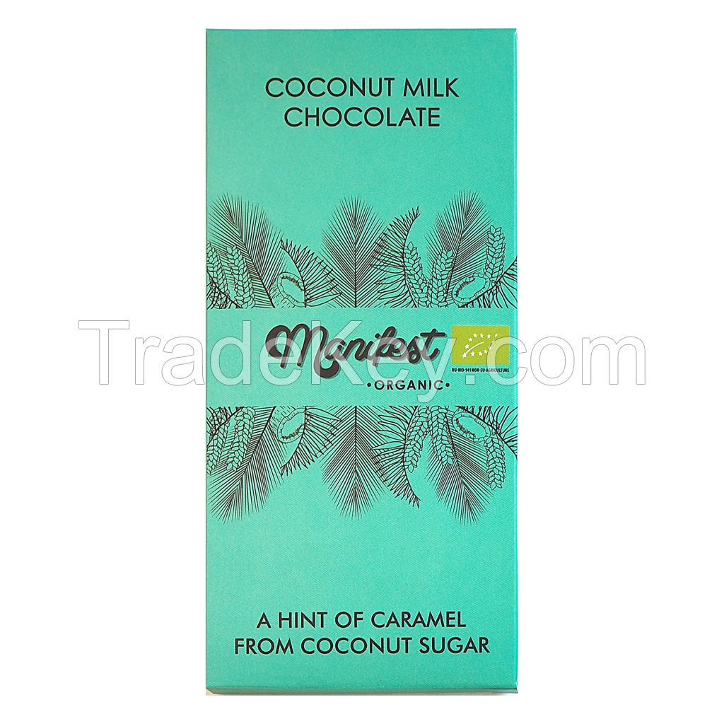 ORGANIC 55% COCONUT MILK CHOCOLATE MANIFEST