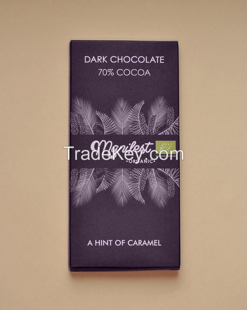 ORGANIC 70% DARK CHOCOLATE MANIFEST