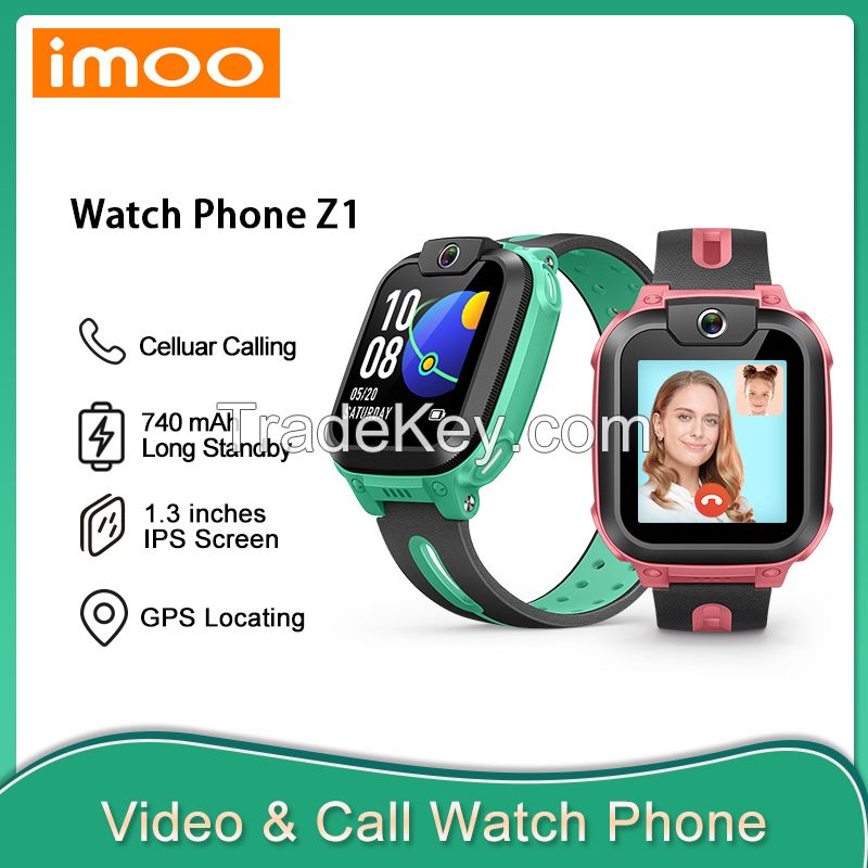 imoo Watch Phone Z1 with 4G Support Video&amp;Call /Gobal GPS Position /IPX8 Waterproof /Ultra-long Standby Smart Watch for Children