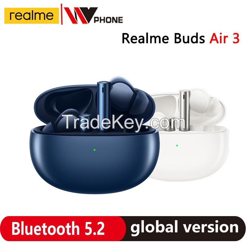 realme buds air 3 Wireless Earphone 42dB Active Noice Cancelling 546mAh Massiver Battery Headphone IPX5 Water Resistant Headset