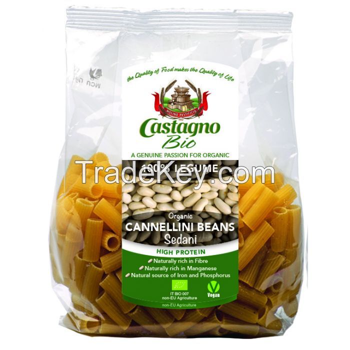 Selling Castagno Organic Cannellini Bean Pasta Sedani 250g