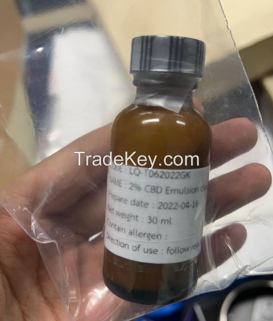 CBD emulsion water