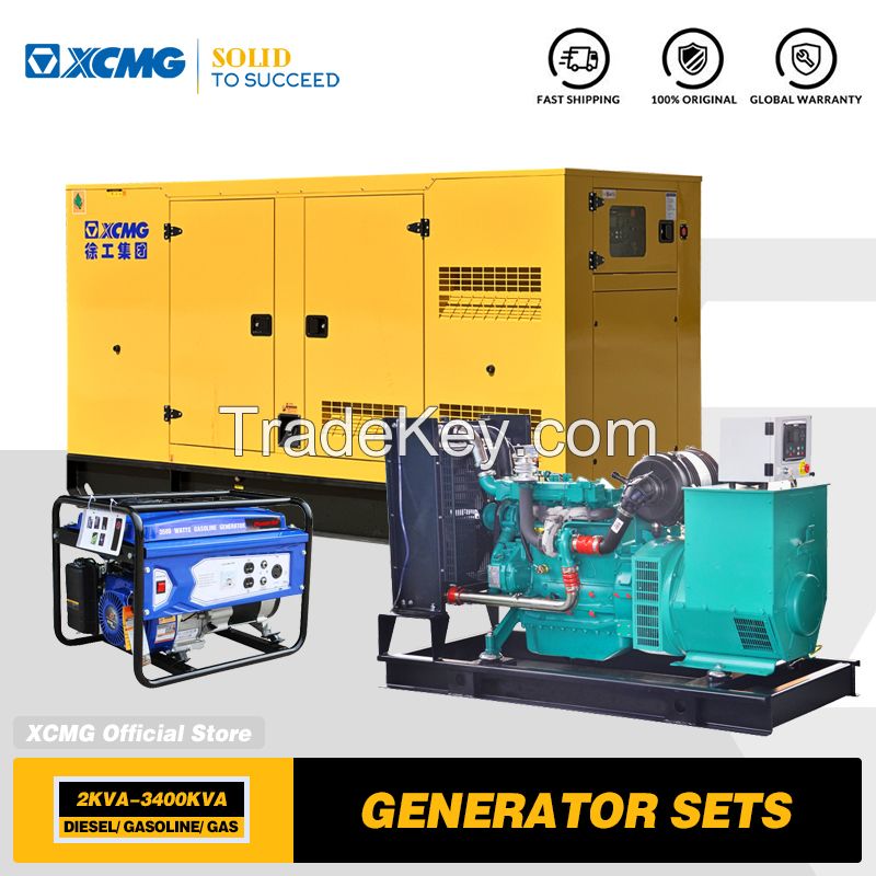 Xcmg Official 5kva-2400kva Portable Power Gas Turbine Gasoline Diesel Generator Price