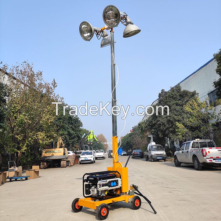 XCMG Official 5m Portable High Mast Power Hydraulic Telescopic Diesel Mobile Lighting Tower Price