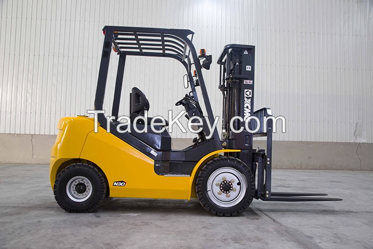 XCMG official manufacturer FD30T 3 ton diesel forklift with Side Shifter for sale