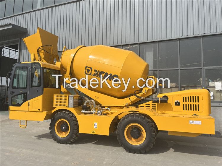 Xcmg Concrete Mixer Machine 4m3 Self Loading Concrete Truck Mixer Price For Sale