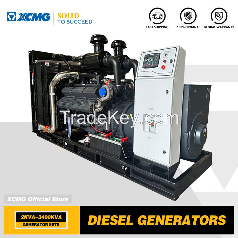 XCMG Official 400KW Sound Proof Silent Open Diesel Electric Power Generator Set