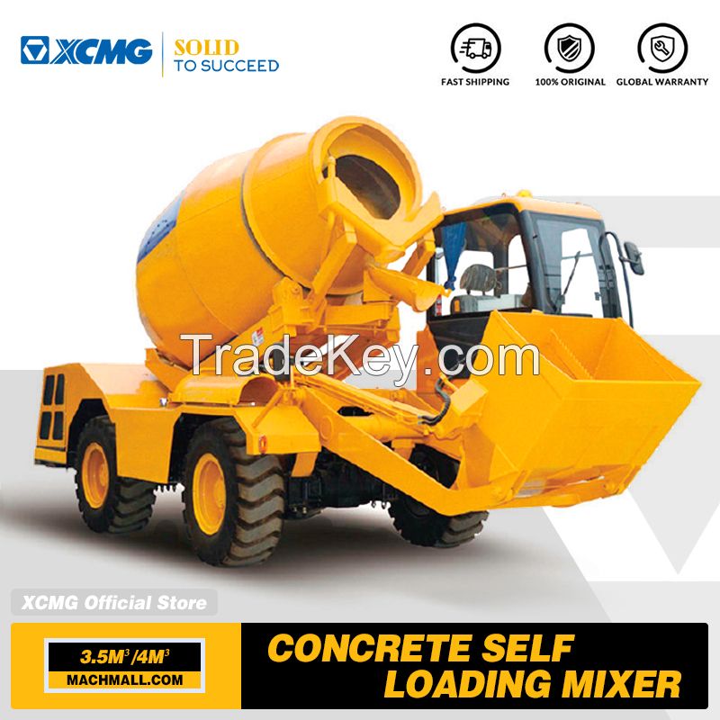 XCMG Concrete Mixer Machine 4m3 Self loading Concrete Truck Mixer Price for Sale