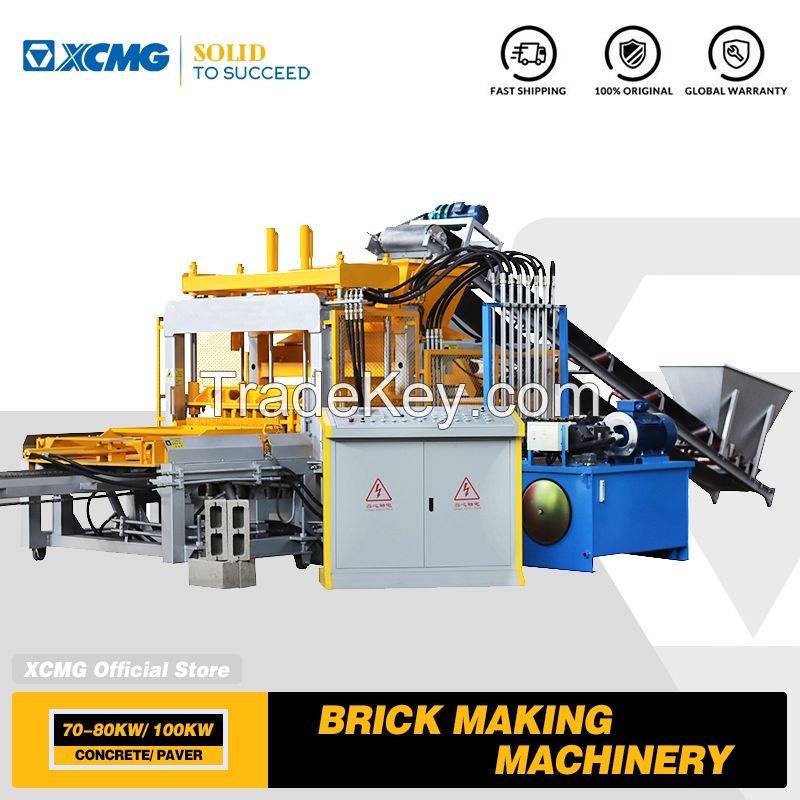 Xcmg Official Qt4-15 Concrete Block Maker Machine China Brand New Hollow Brick Making Machine