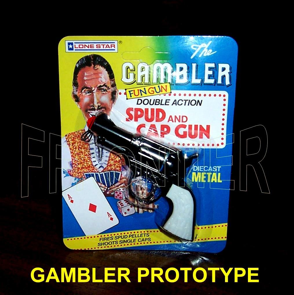 RARE LONE STAR GAMBLER SPUD AND CAP GUN &amp;quot;PROTOTYPE&amp;quot;