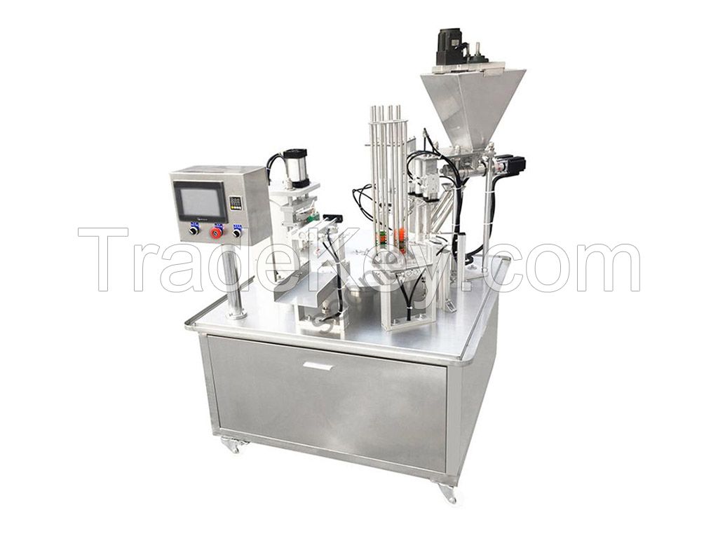 Fully Automatic Vertical Coffee Capsule Powder Sealing Filling Machine