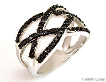 Fashion sterling silver jewelry ring