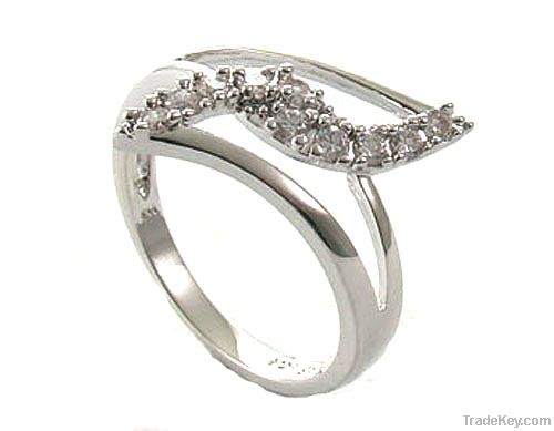 Fashion sterling silver jewelry ring (WSHCN01415R)