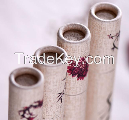 High quality paper tube packaging for deodorant with food grade white cardboard