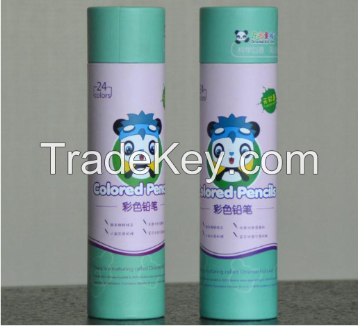 biodegradable round Kraft packaging cylinder box for deodorant stick packaging paper tube