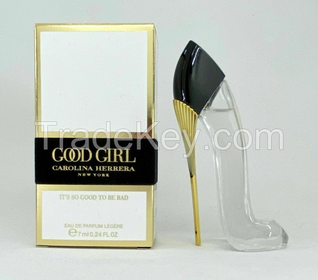 GOOD GIRL CAROLINA HERRERA EAU DE PARFUM LEGER 7 ML 0.24 FL.OZ. MINI PERFUME NEW