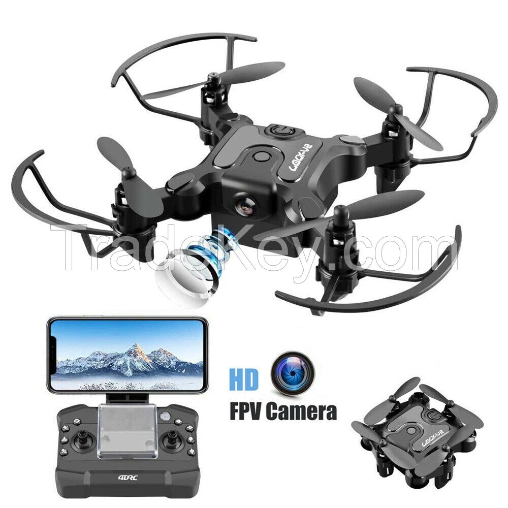 Mini Drone 4DRC-V2 Selfie WIFI FPV With HD Camera Foldable Arm RC Quadcopter US