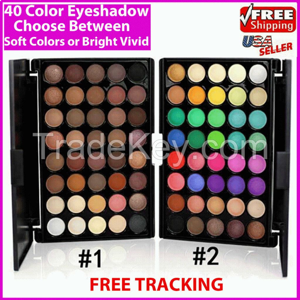 Eyeshadow Palette Makeup 40 Color Cream Eye Shadow Matte Shimmer Set Cosmetic