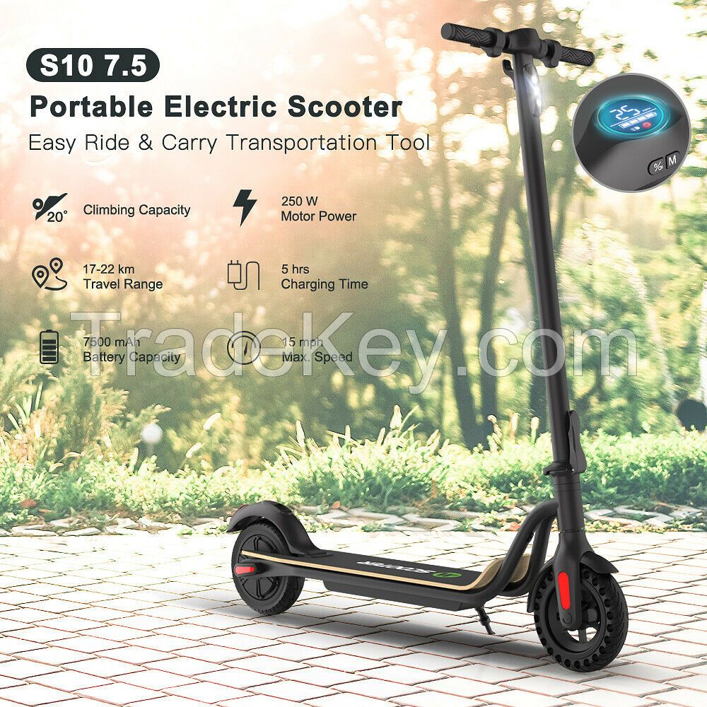 âELECTRIC SCOOTER LONG RANGE FOLDING ADULT KICK E-SCOOTER SAFE URBAN COMMUTER