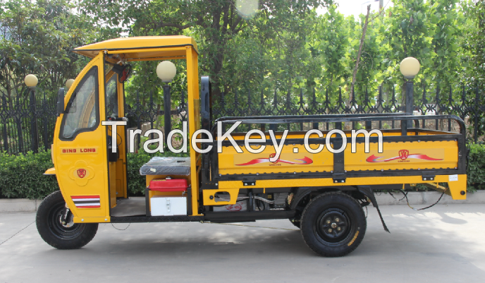 Hybrid  heavy cargo load tricycle